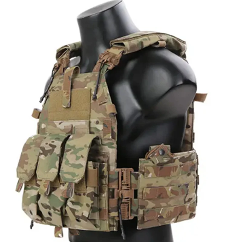 Chaleco táctico Emersongear 094K portaplacas liberación rápida caza - imagen 3