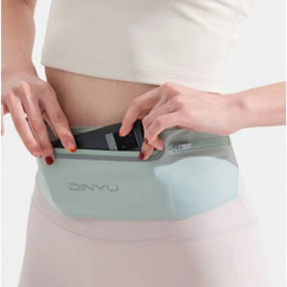 Waterproof Running Waistband Portable Invisible Sports Fanny Pack Lightweight Reflective Strip Marathon Running Sports Belt Bag