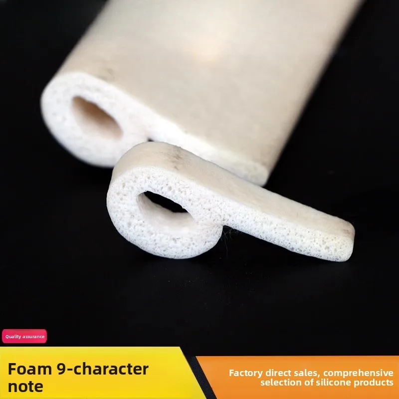 Silicone Foam Strips P Shape 9 Shape Sealing Strips for Oven Heat Resistant Durable