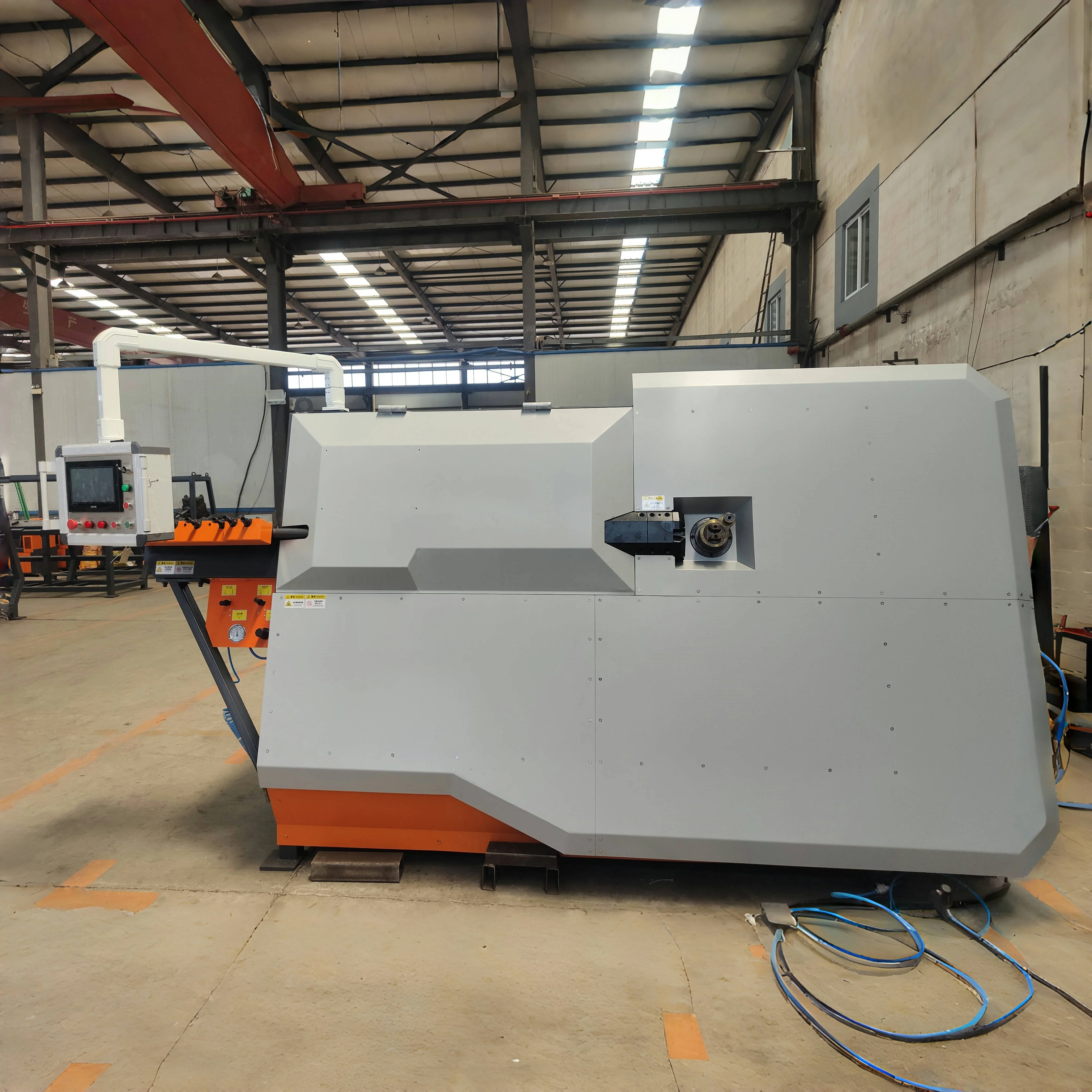 Fully Automatic CNC Carbon Steel Bar Bending Machine PLC Core Components 31.5kW Motor 2000 Pieces/Hour Capability