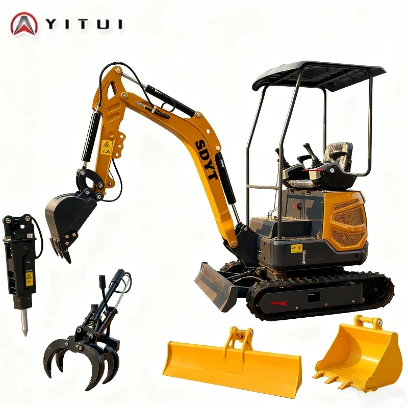بيع المصنع مباشرة حفارة صغيرة 2.0 طن Ce Epa رائجة البيع محرك جديد ديزل مخصص حفارة صغيرة يمكن استخدامها في الشتاء