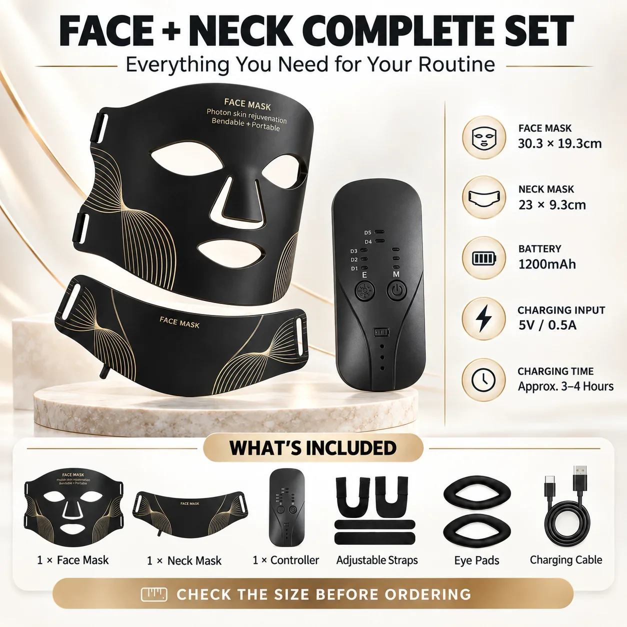 LED Face and Neck Mask 6