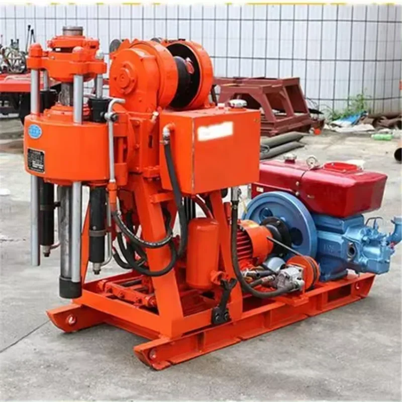 

100m Diesel Engine Core Drilling Rig Machine Geological Exploration Sample Drilling Rig Good Quality Drill Rig Machinery for US