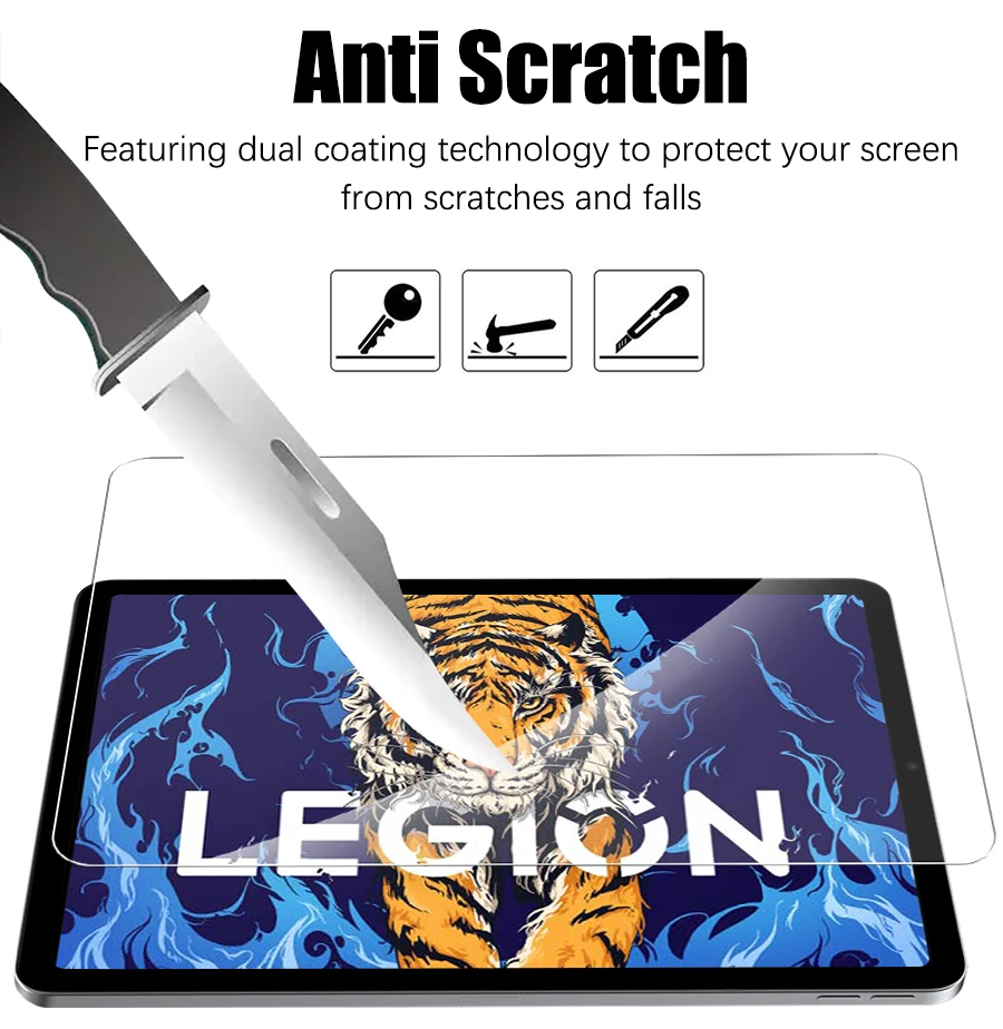 3 Stück Displayschutzfolie aus gehärtetem Glas für Legion Y700 2. Generation 8,8 Zoll 1. 2023 2022 TB-9707 TB-320 Tablet-Folie – Detail 9