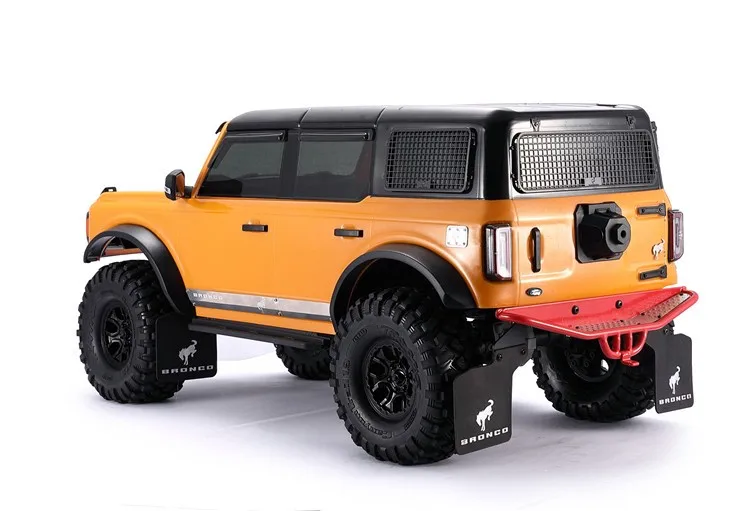 For Traxxas Trx4 Bronco K5 Defender Axial Scx10 Iii Jeep Wrangler 1/10 Rc Car Parts Metal Rear Bumper Type B