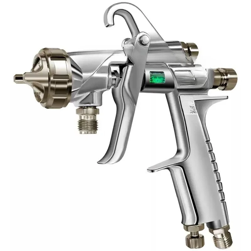 Furniture automotive topcoat spray paint, pressure-fed high atomization pump spray