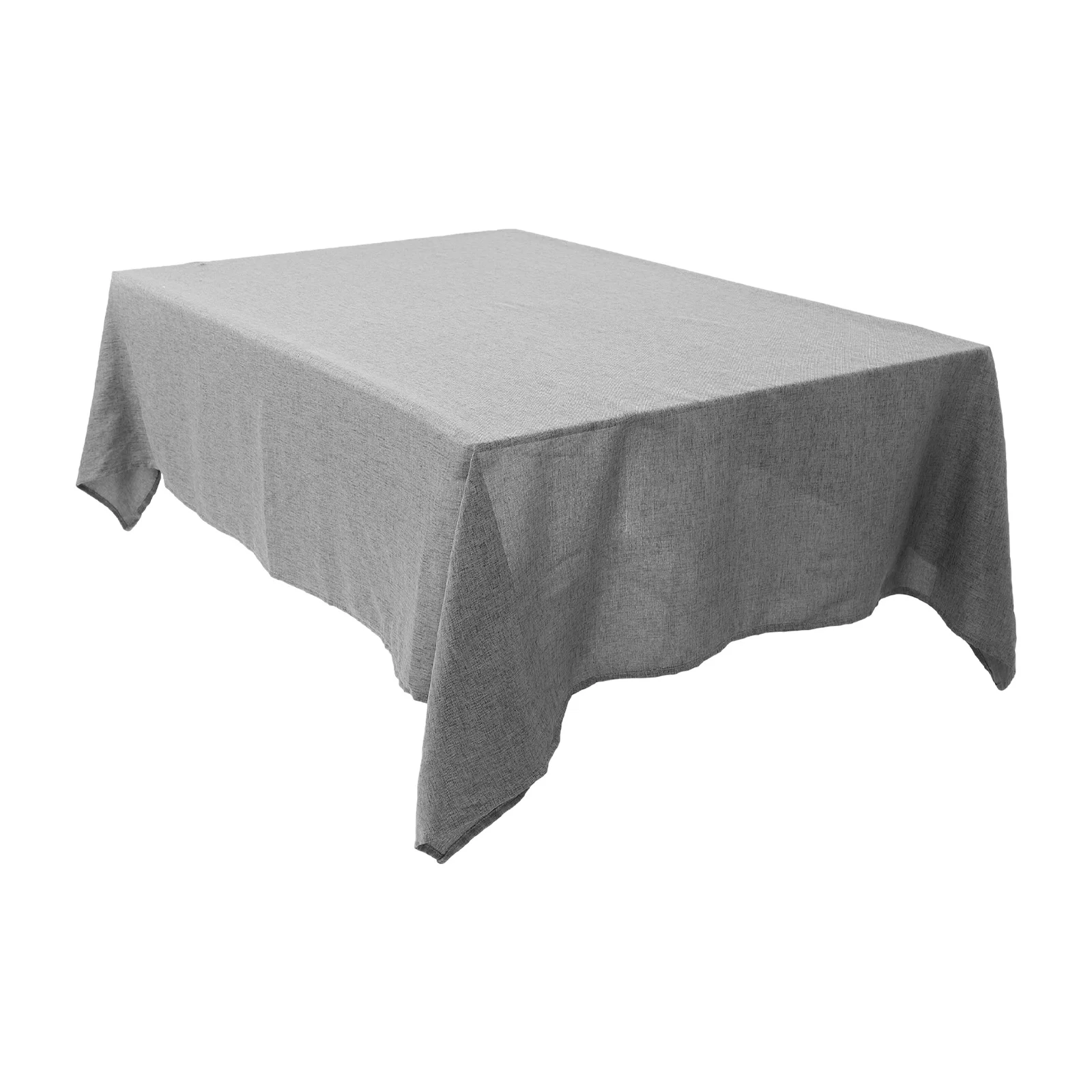 

Waterproof Tablecloth Machine Washable Cotton Linen Blend Rectangle Table Cover for Picnic Camping Holiday Party Household Use