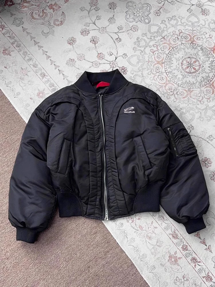 

Мужская зимняя куртка-бомбер Cleanfit American Style Pilot из хлопка: теплая верхняя одежда для максимального комфорта