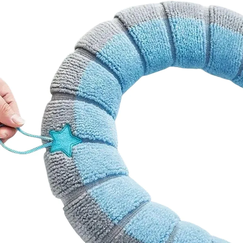 Thickened Knitted Antifreeze Toilet Cover 1 Pack Stitched Color Portable Washable O Type Universal Toilet Mat