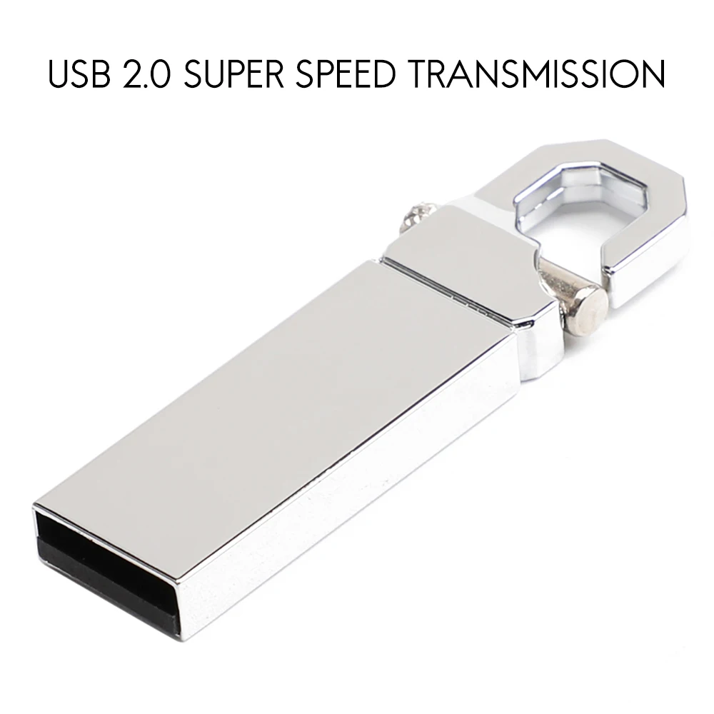 USB Flash Drive 64GB USB 2.0 Mini Portable High Speed ​​Metal Waterproof Pen Drive Large Capacity PC Notebook U Disk