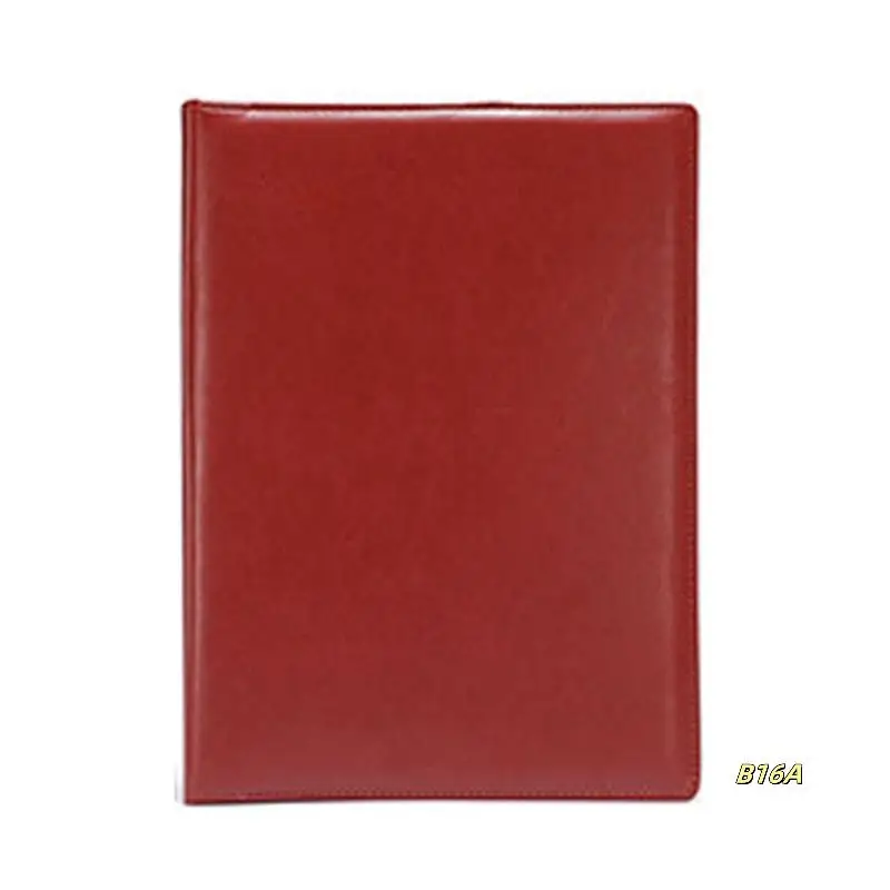 A4 PU Padfolio File Folder Portfolio Business Document Holder Metal Clipboard Pad Document Organizer Holder Easy To Use , A