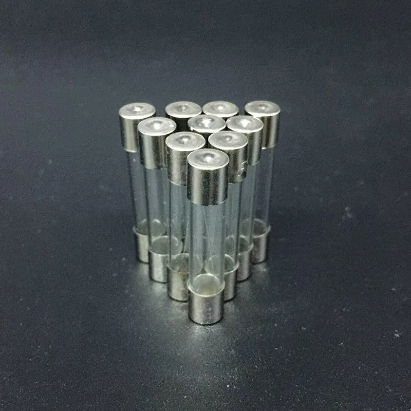 6x30mm Glass Fuse Tube Set Each With 5pcs 0.5A~20A Fuse Tubes 50pcs Packaged For Household Appliances A5