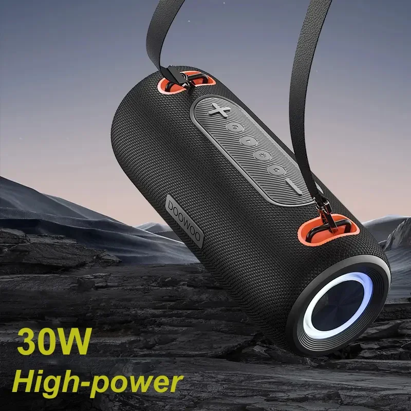 

30W Powerful Wireless Bluetooth Speaker Outdoor IPX6 Waterproof Loudspeaker Heavy Bass Audio TF Card Music Player Support TWS