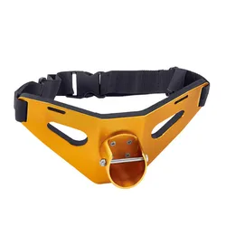 Aluminium Alloy Sea Fishing Top Waist Protection Fishing Boat Waist Belt Rod Belly Top Outdoor Waist Fish Pole Supporter Holder