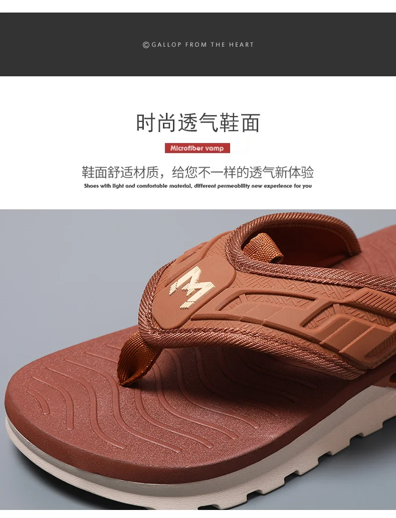 Beliebte Sommer-Mode Bequeme Flip-Flops mit Einzigartigen Sohlen, Stylische Indoor- und Outdoor-Trendige Herren-Flip-Flops – Detail 4