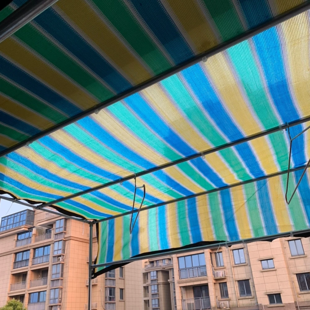 1Piece PE Shade Net Fabric Sunscreen Insulation Net For Gardens Balconies Courtyards And Rooftops Multiple Sizes