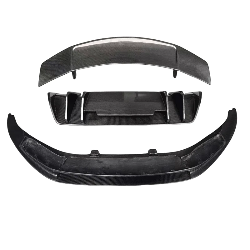 

V Style Dry Carbon Fiber Body Kit for Audi R8 Rear Bumper Diffuser Front Bumper Lip 2017+ R8 Bumper