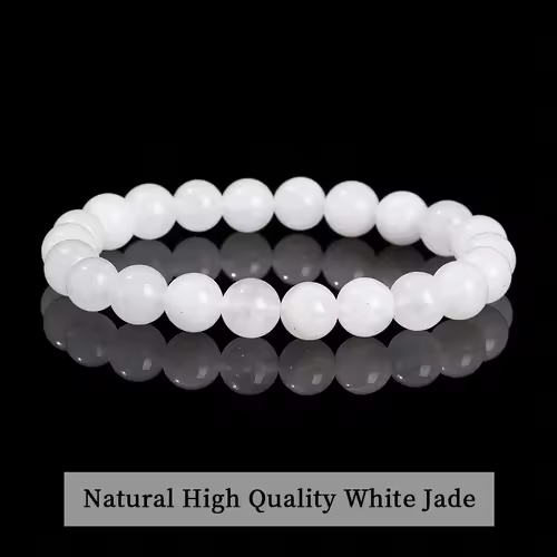 JD Natural Stone Beads Bracelet Amethyst Tiger Eye Crystal Quartz Agate Gem Beads Bangles Women Men Reiki Healling Jewelry Gift - Image 23