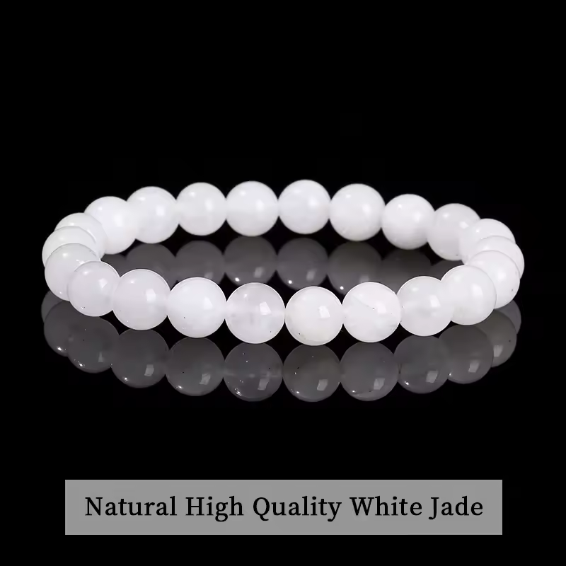 JD Natural Stone Beads Bracelet Amethyst Tiger Eye Crystal Quartz Agate Gem Beads Bangles Women Men Reiki Healling Jewelry Gift - Image 23