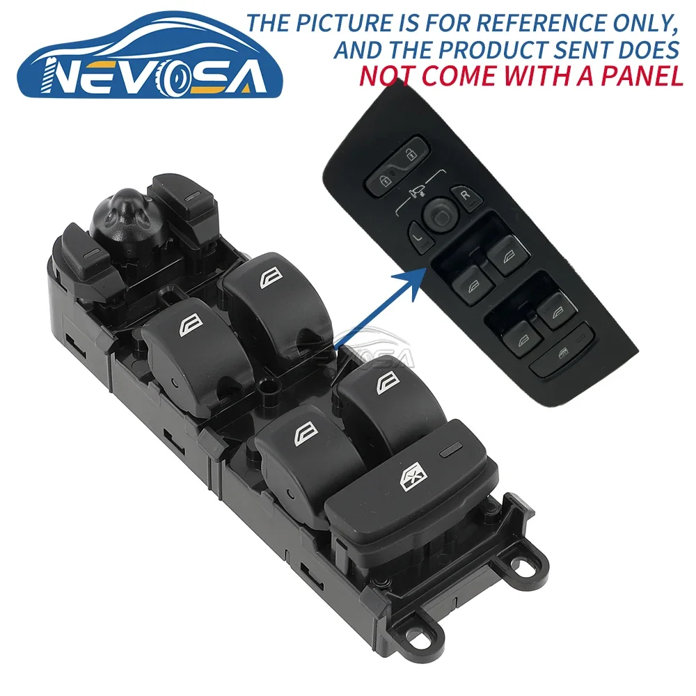 NEVOSA 31453232 For Volvo S80 S60L C70 V70 XC90 V60 V90 C30 2014 2016 Left Driver Power Window Control Switch 31334345 31376495