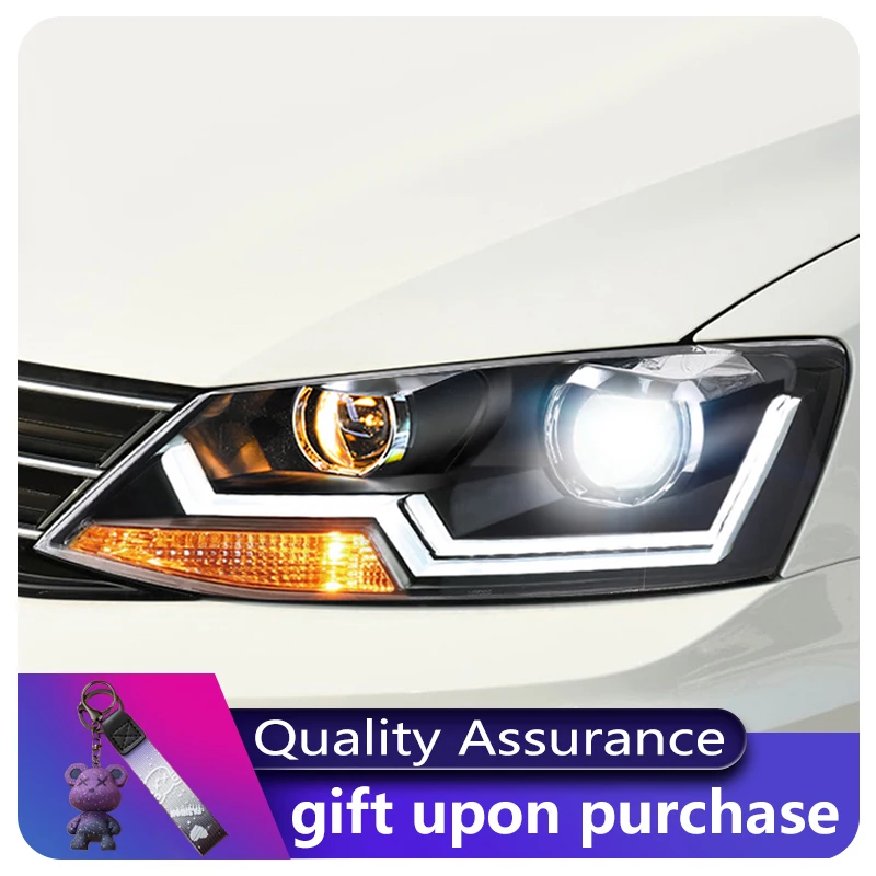 

Car Lamps For Volkswagen VW Jetta Sagitar Golf5 2012-2018 Front Lights LED Headlight HID Projector Lens Refit Tool Accessories