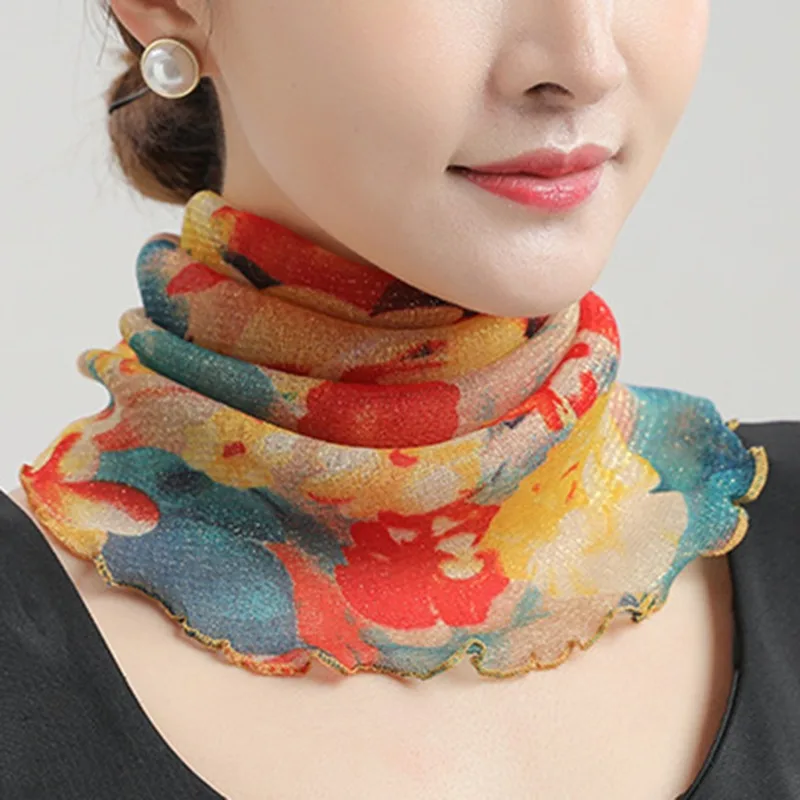 Chic Women's Chiffon Scarf, Gift for Her