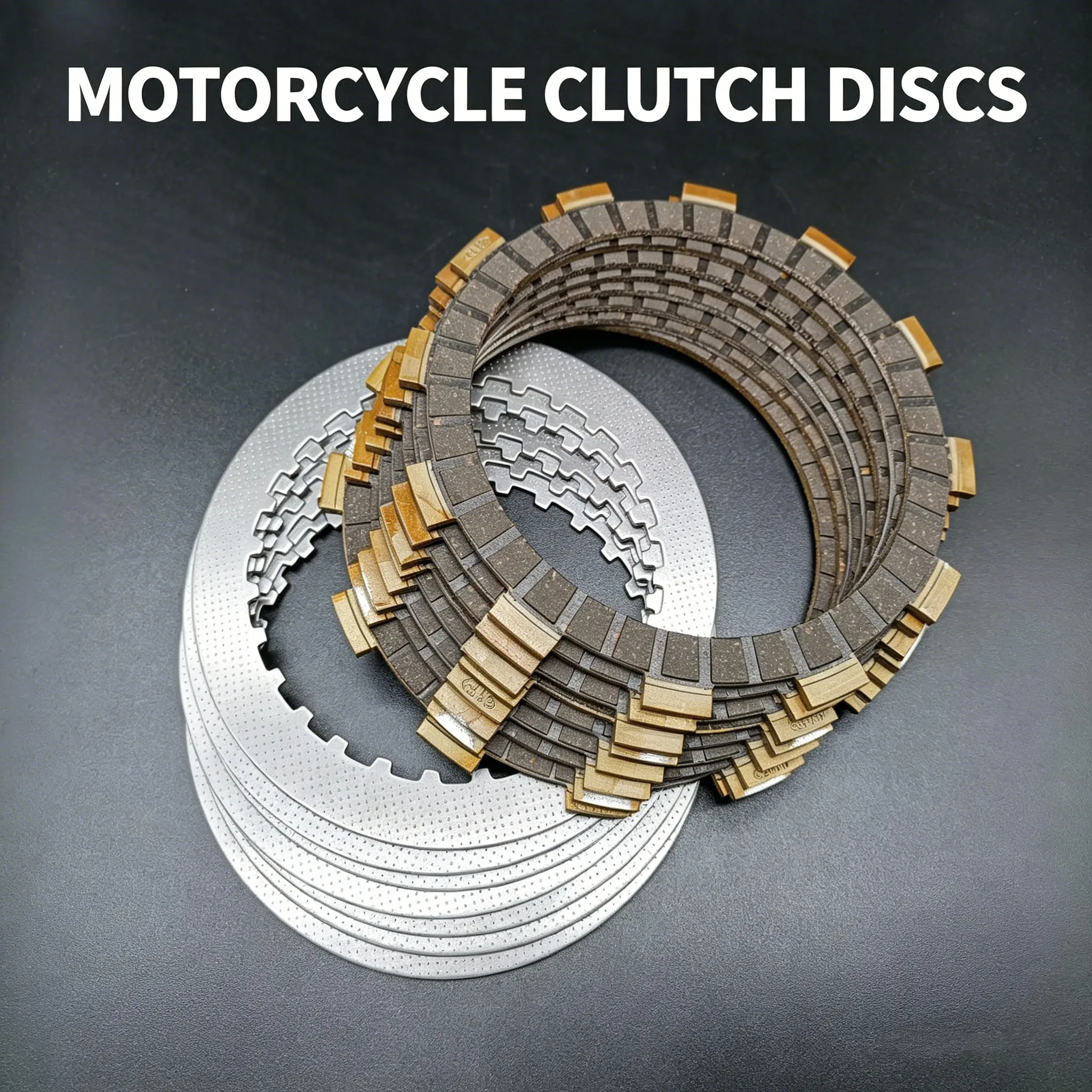 Kit de Discos de Fricção de Embreagem Compatível com Suzuki GSF650 K5/SK5/K6/SK6 Bandit Não ABS 2005-2006 GSF650 AK5/SAK5/AK6/SAK6 ABS 2005-2006