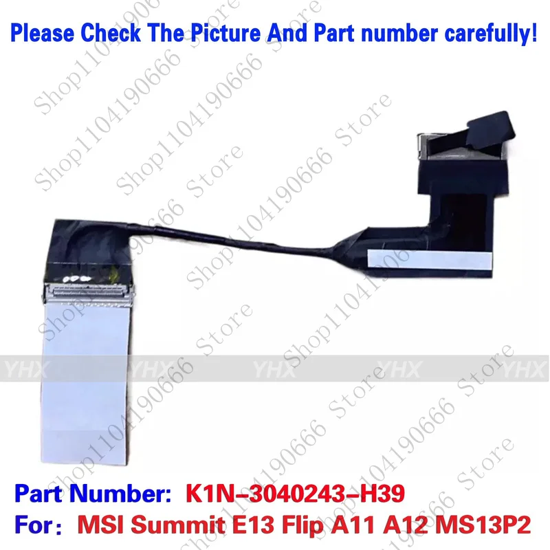

bd New For MSI Summit E13 FIip A11 A12 MS13P2 EDP CABLE K1N-3040243-H39.