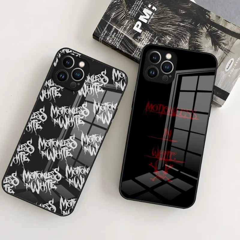 Неподвижный белый чехол для телефона IPhone 15 Pro 14 13 12 11 Mini X XS XR Max 6 8 15pro Plus SE 2020, стеклянный дизайнерский чехол