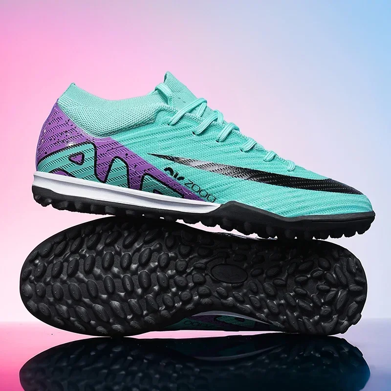 

New Men Match Sneakers Football Boots Cleats Mid-top Soccer Shoes High-quality