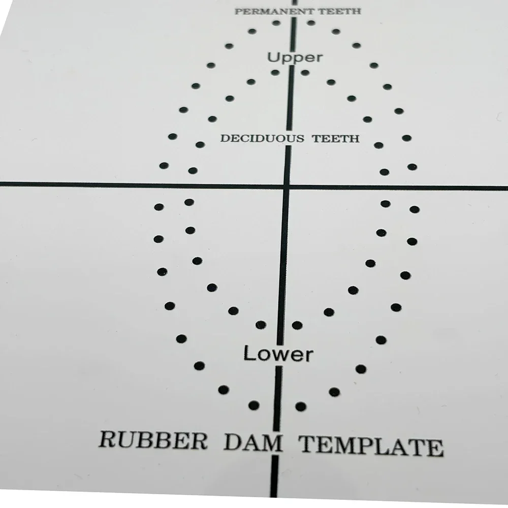 

Dental Rubber Dam Positioning Template Dentistry Products Dentist Clinic Instrument Material Tools