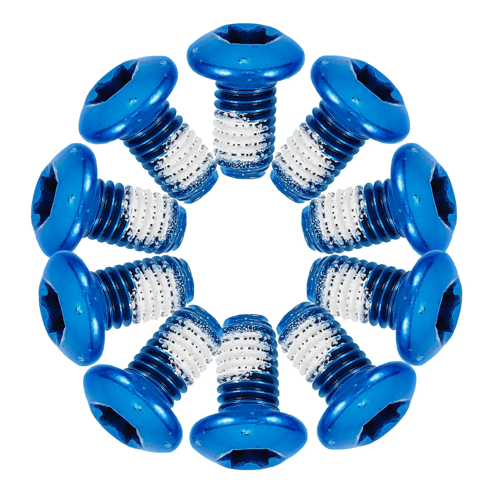 

10pcs Stainless Steel Mountain Bike Bolts Bicycle Screws Rustproof Brake Disc Fixed Screws For Disc Brake System