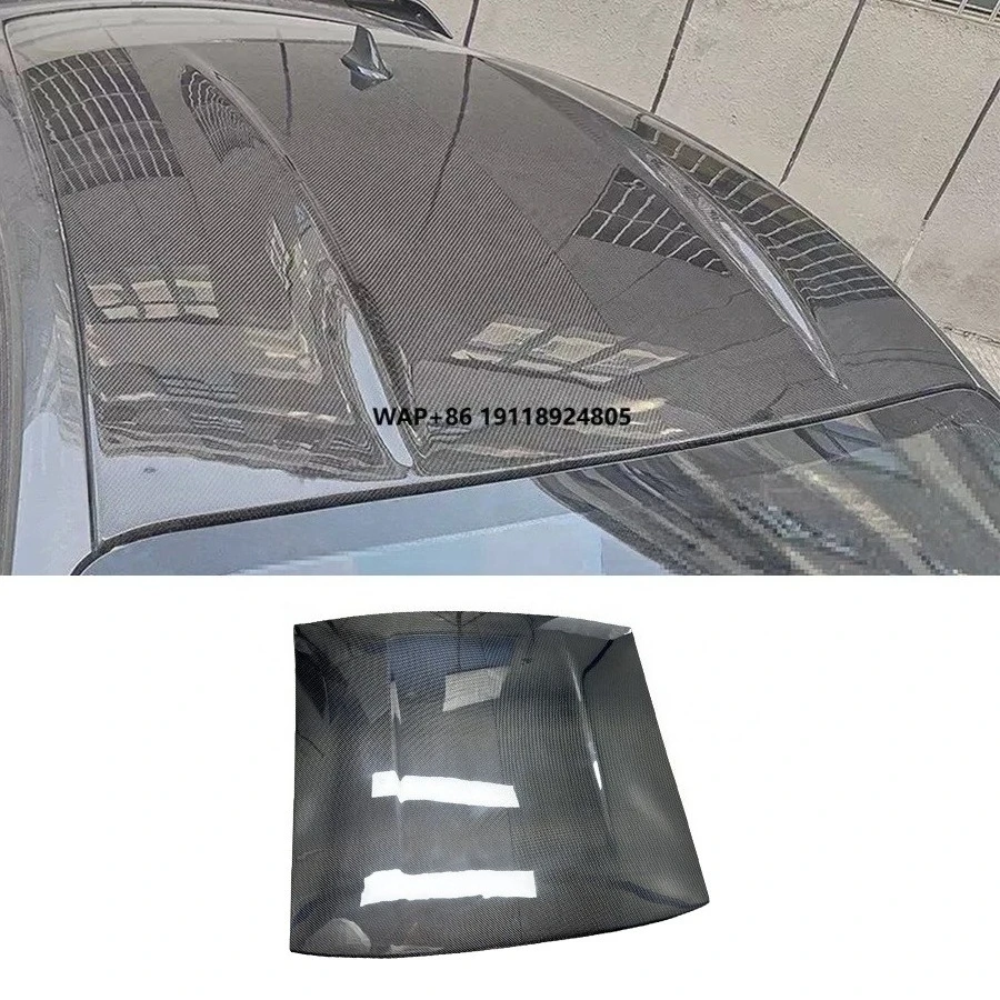 

Carbon Fiber Car Top Roof Cover for Mustang 2015-2024 Car Roof Cover Replacement Car Bodykit