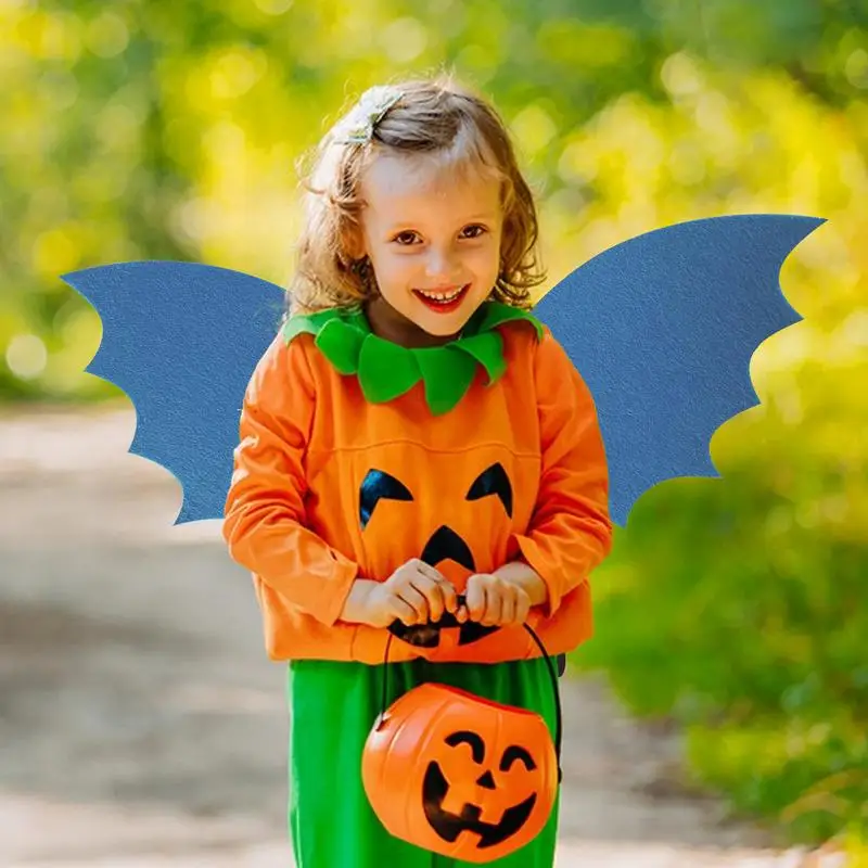 

Kids Bat Wings With Face Cover Halloween Party Child Bat Wings Costume Vivid Carnival Costume Lightweight Bat Wings Boys Girls