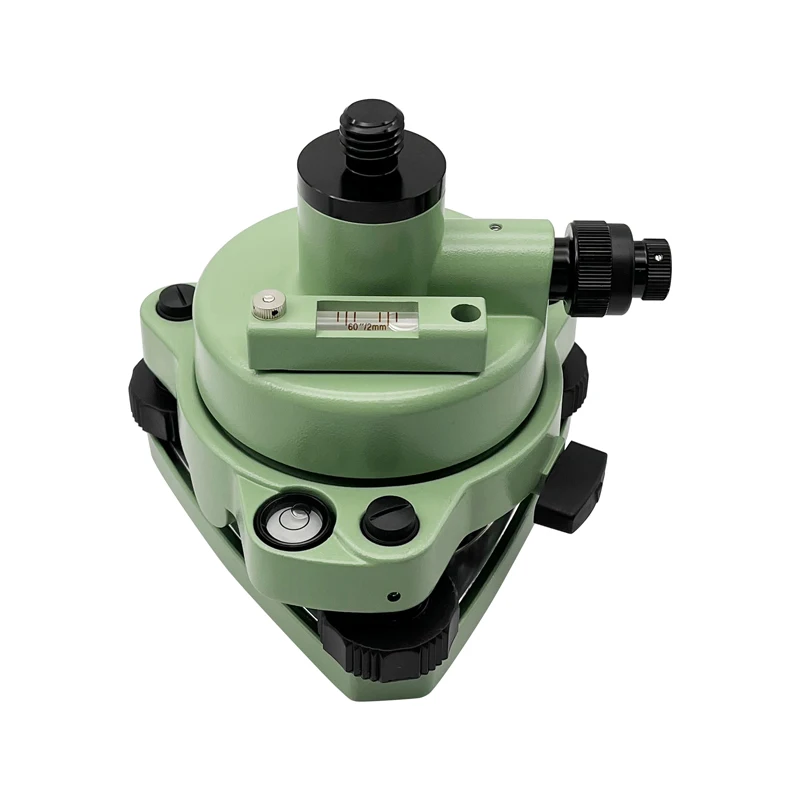 Brand New Rotating Tribrach and Adapter for Prisms GPS Surveying W/Optical Plummet 5/8"x11 Mount Genuine Black, Grey,Green