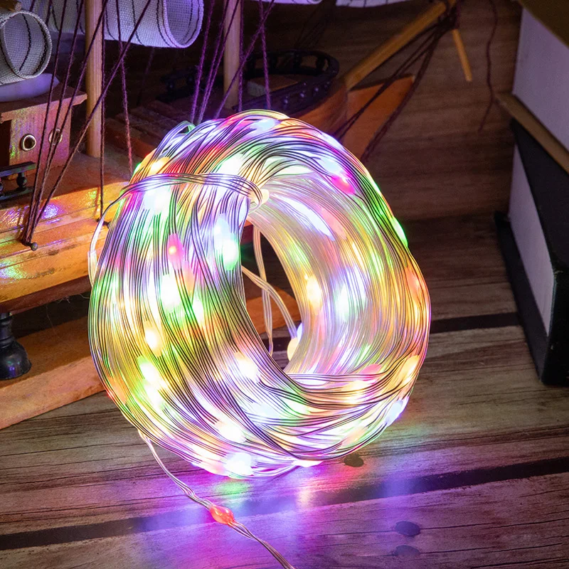 Solar String Fairy Lights 72FT 22m 100LED Rope Tube Waterproof Outdoor Garland Solar Power Lamp Christmas For Garden Decoration