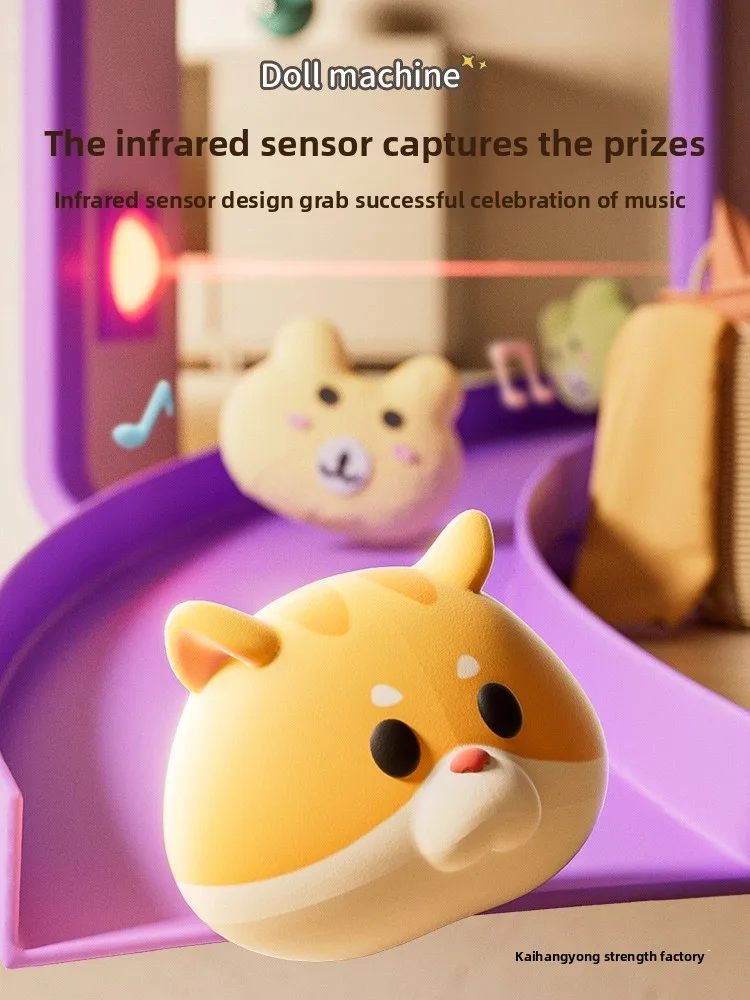 Claw Machine for Kids Mini Vending Arcade Game Toys with Sound for Girls Candy Grabber Prize Dispenser Machine Gift Boy Girls