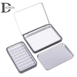 Portable Empty Watercolor Tin Box 36/40 Grids Mini Watercolor Paint Palette Travel Painting Paint Tray Art Supplies