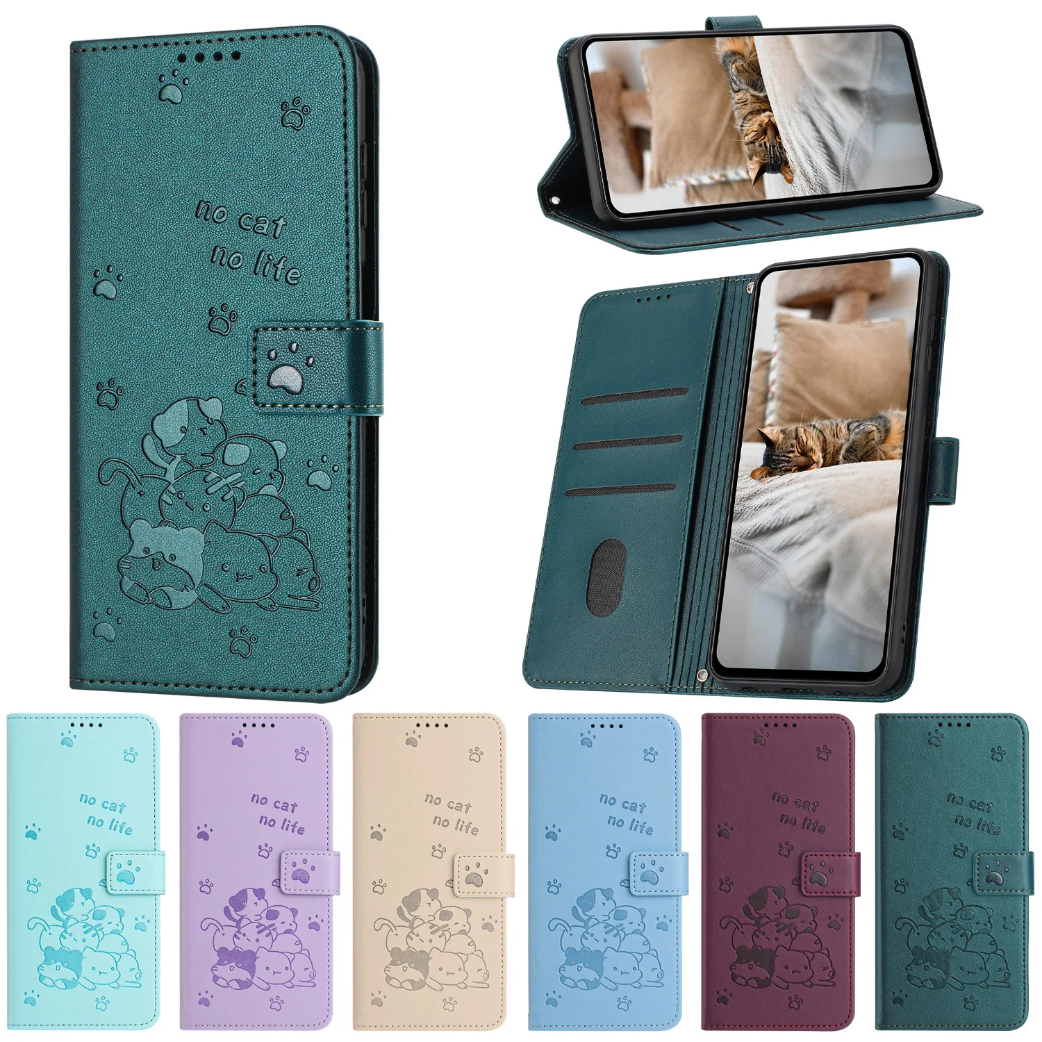 Funny Cat Flip Case…