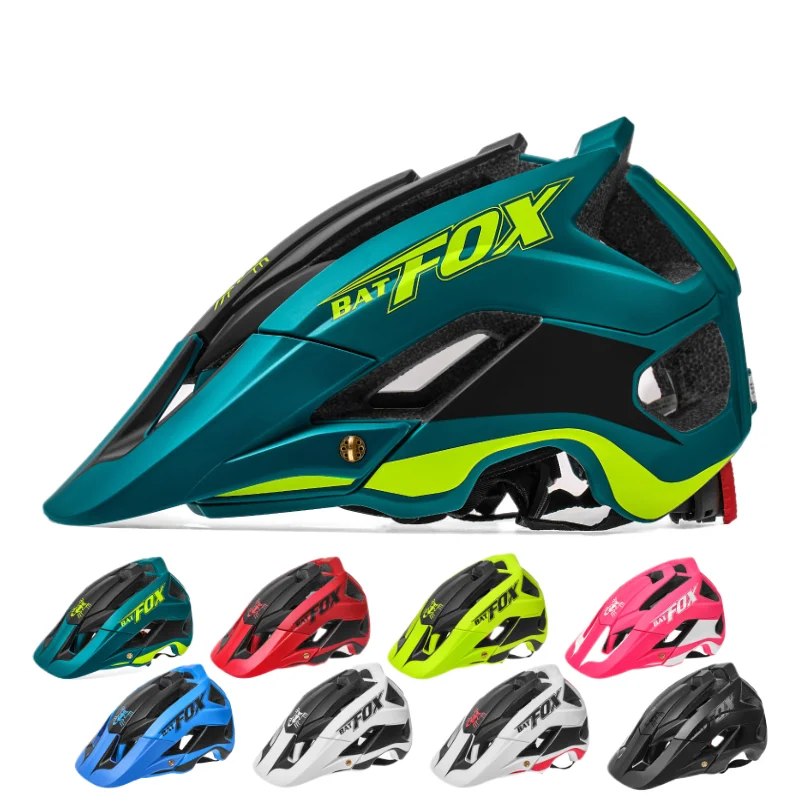 

BAT FOX MTB Bicycle Helmet Ultralight Integrally-Molded Mountain Road Bike Equipment Women Man casco ciclismo Cycling Helmets