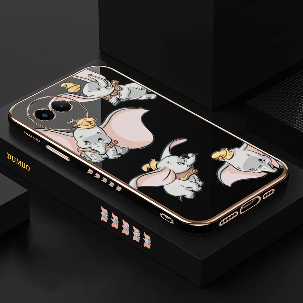 Disney Dumbo Cartoon Case For Realme 11 10 9 9I 8 8I 7 7I 6 5 6S 5I 5S 6I C17 X5 Narzo 60X 60 50I 50 30 20 20A PRO PLUS 5G Cover