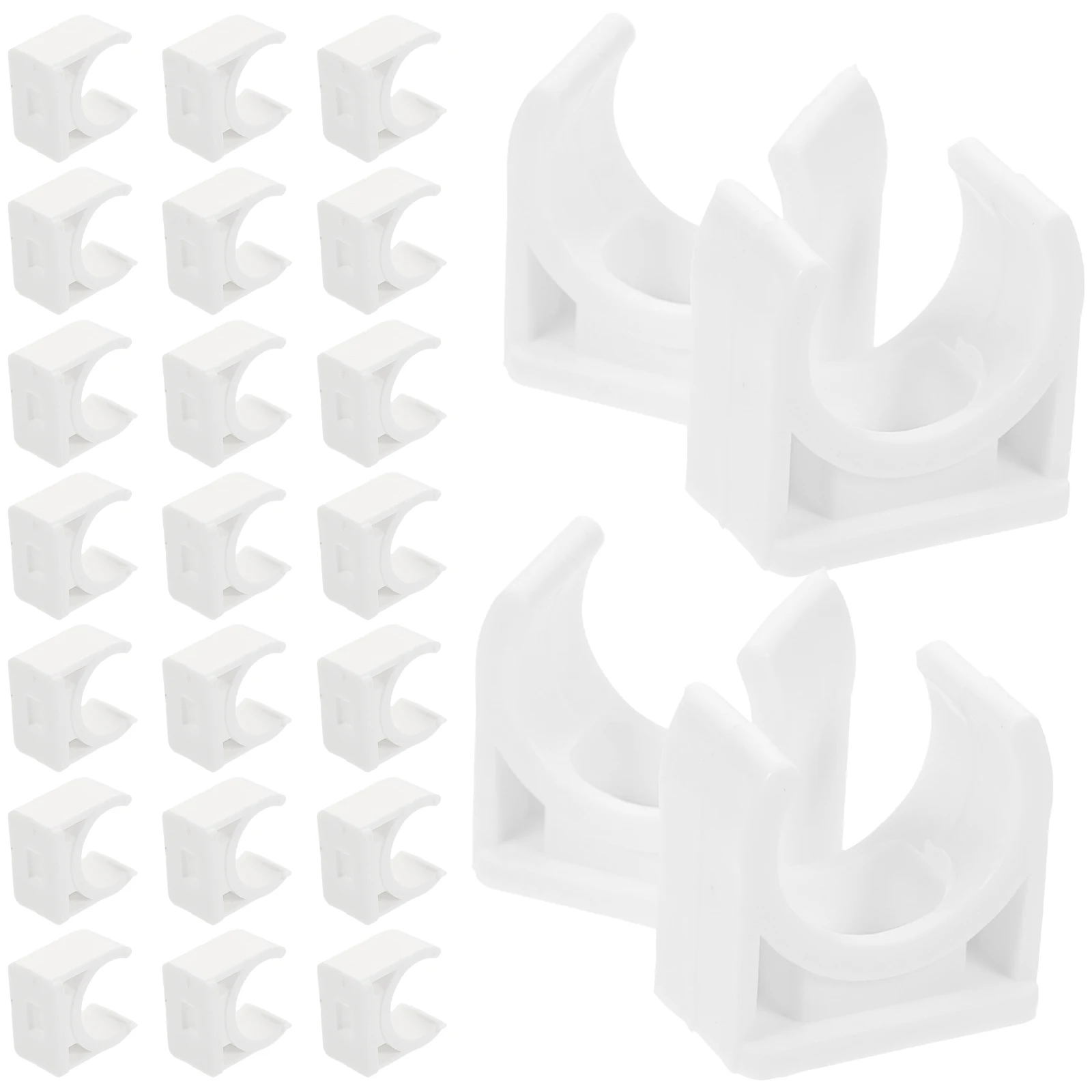 

50pcs Riding Horse Clamps White Riding Horse Hangers for Hose Support Supports Pvc Pipe Clamp Small Pipe Clamp Sizes