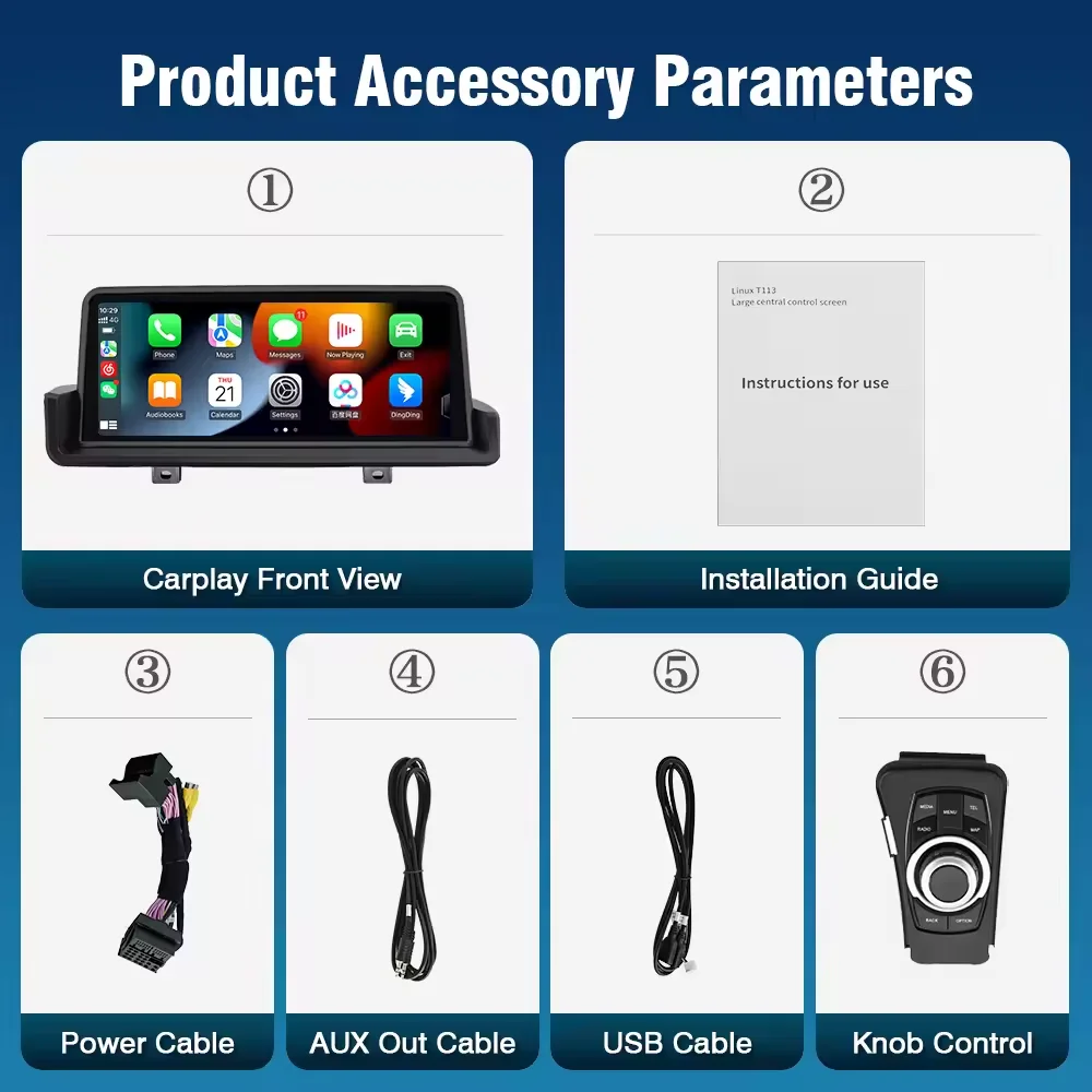 BONROAD اللاسلكية Carplay أندرويد راديو السيارة التلقائي لسيارات BMW 3 Series E90 E91 E92 E93 لينكس مشغل وسائط متعددة BT GPS شاشة تعمل باللمس