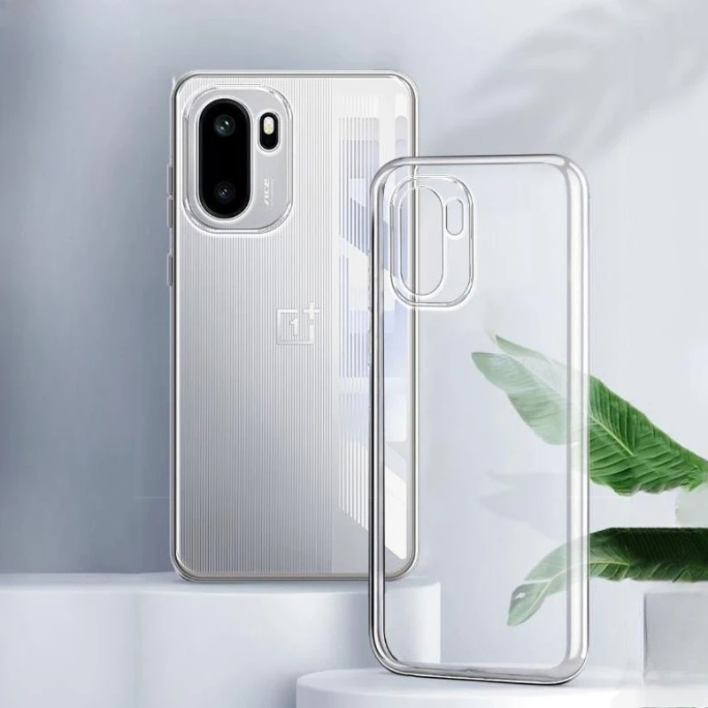 حافظة هاتف شفافة من البولي يوريثان لهاتف OnePlus Ace 6 لهاتف 1+ One Plus Ace6 ONEPLUS ACE 6 غطاء خلفي شفاف من السيليكون