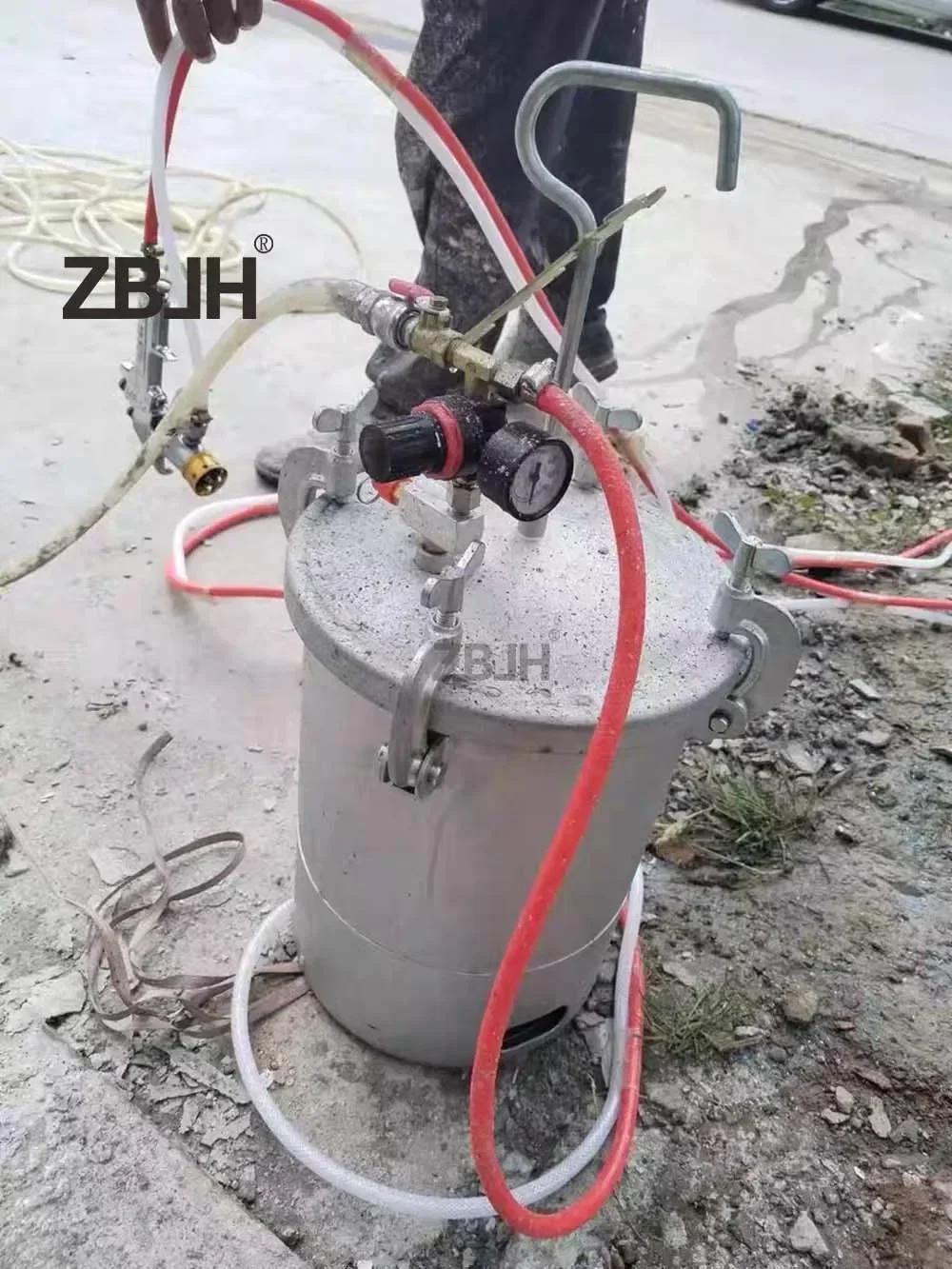 10L High Pressure Paint Sprayer Kit, Includes Spray Gun, Hose, for Commercial Use