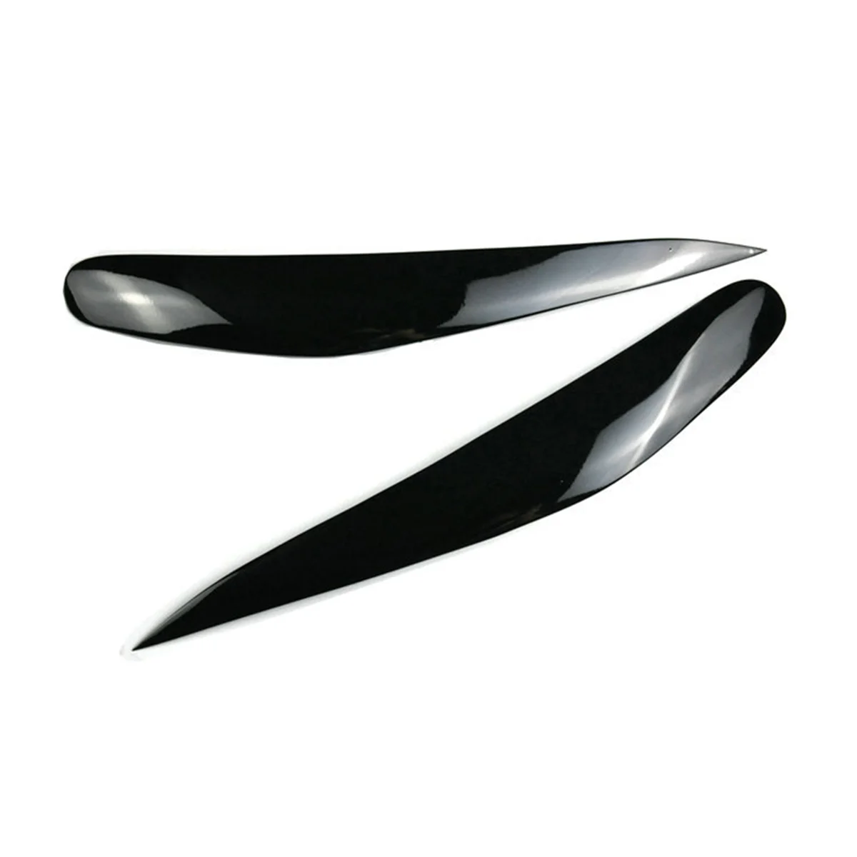

N30R_Car Headlight Eyebrows Trim Cover for BMW 7 Series F01 F02 2009-2014