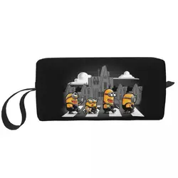 Niestandardowe podróże Minionki Road Essential Cartoon kosmetyczka przenośny kosmetyczny organizator na przybory do makijażu kobiety przechowywanie kosmetyków Dopp Kit Case