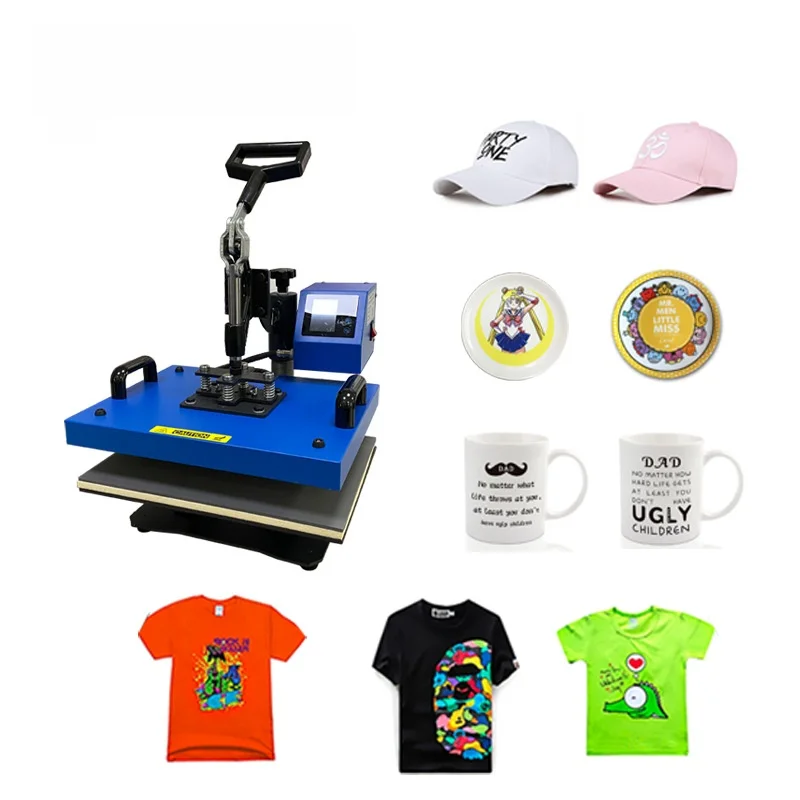 

New Automatic Sublimation Heat Transfer Machine With Vacuum System For Perfect Contact On 3D Objects