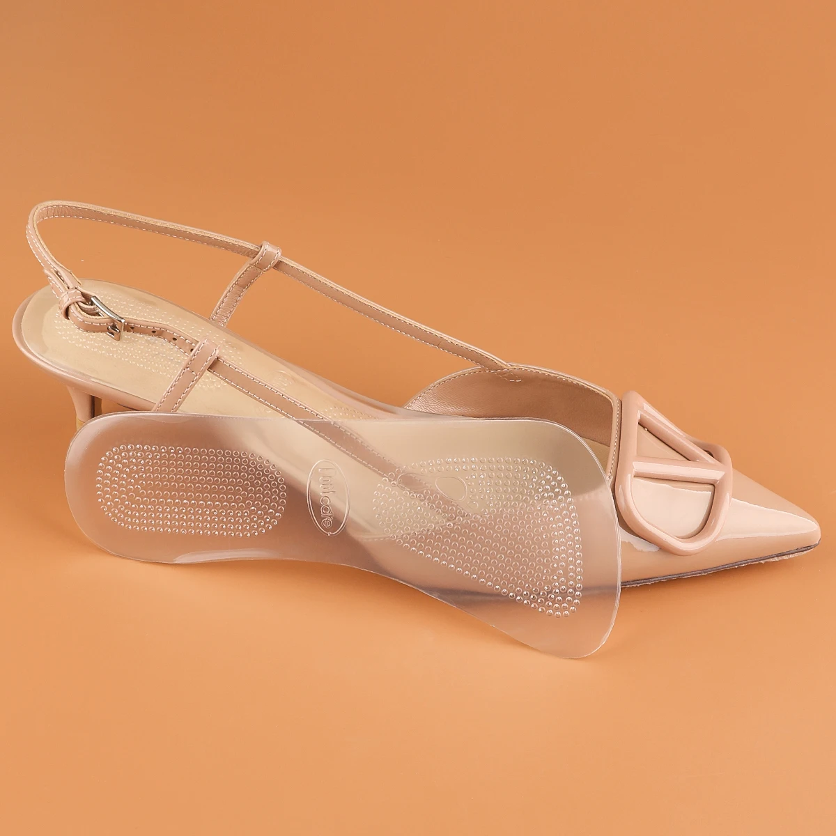 1 paar Transparente Schmerzen Relief Massage Kissen Schuh Anti Slip Fuß Füße Pad Fußpflege High Heel Silikon Gel Kissen einlegesohle – Detail 6