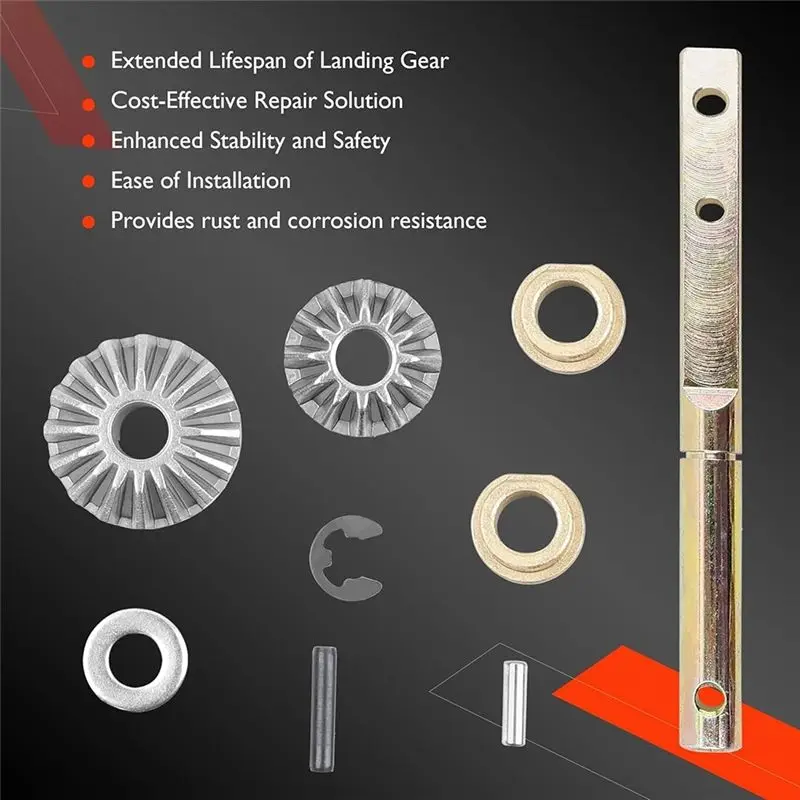 ABMI-For 5Th Wheel RV Lead Leg Replacement Parts- Drive Shaft Power Landing Gear Repair Kit 146059,